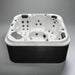 H2O Tubs 4200 Series 32A Premium Hot Tub White Marble Front Stock View