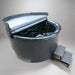 H2O Tubs 1000 Series Hot Tub Side View Dark With Steps
