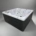 H2O Tubs 2500 Series Premium Hot Tub Corner View Light Stock