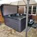 H2O Tubs 2500 Series Premium Hot Tub Customer Patio Dark