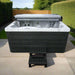 H2O Tubs 2500 Series Premium Hot Tub Front View Customer Steps