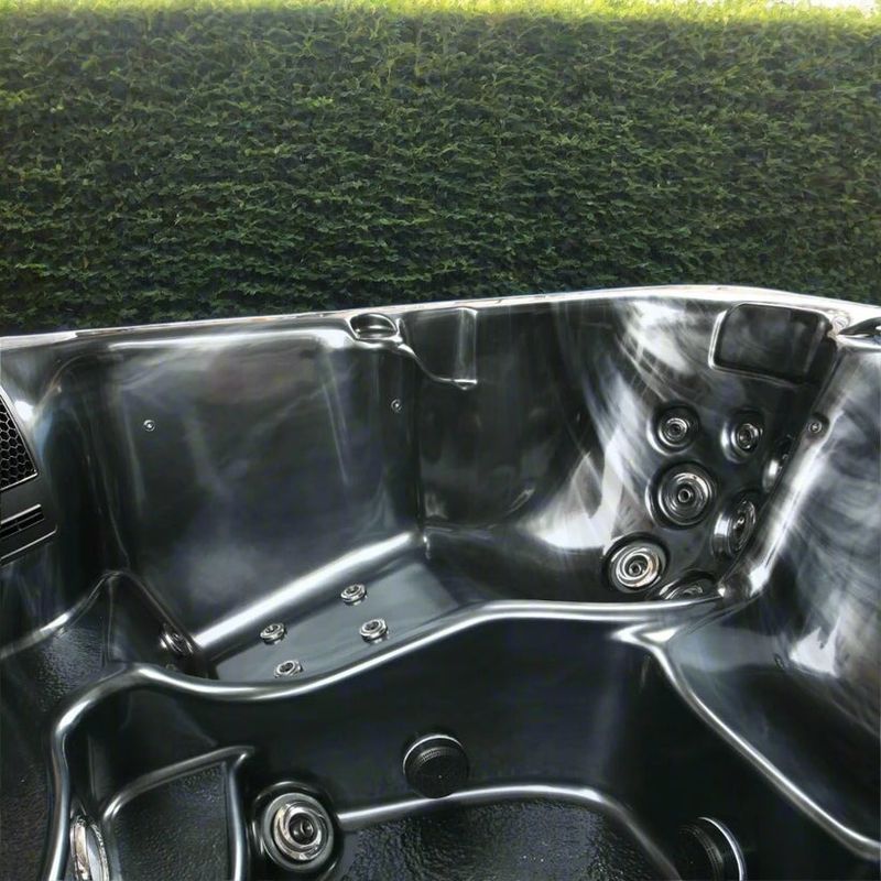 H2O Tubs 2500 Series Premium Hot Tub Recliner Jets Dark
