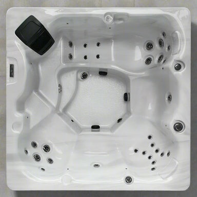 H2O Tubs 2500 Series Premium Hot Tub Top View Stock