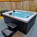 H2O Tubs 500 Series Hot Tub Side View Bubbles