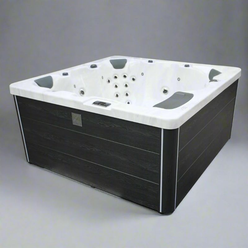 H2O Tubs Milano II Hot Tub Corner View Stock