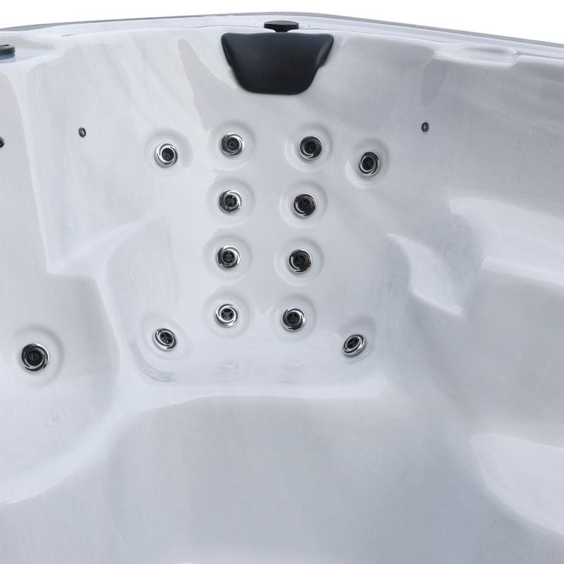 H2O Tubs Neptune 32A Swim Spa Close Up Seat Interior