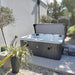 Orca Leisure Stoneboro V Customer View Front On With Steps and Cover