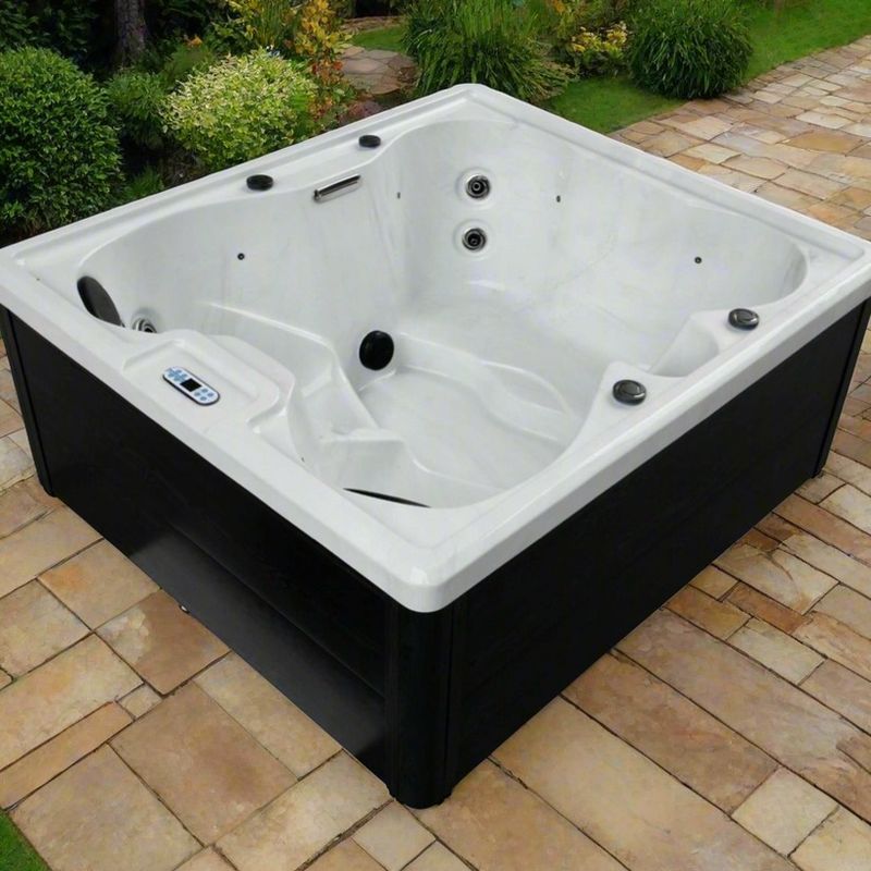H2O Tubs 13A Plug and Play Pure Bliss Hot Tub Back Corner View