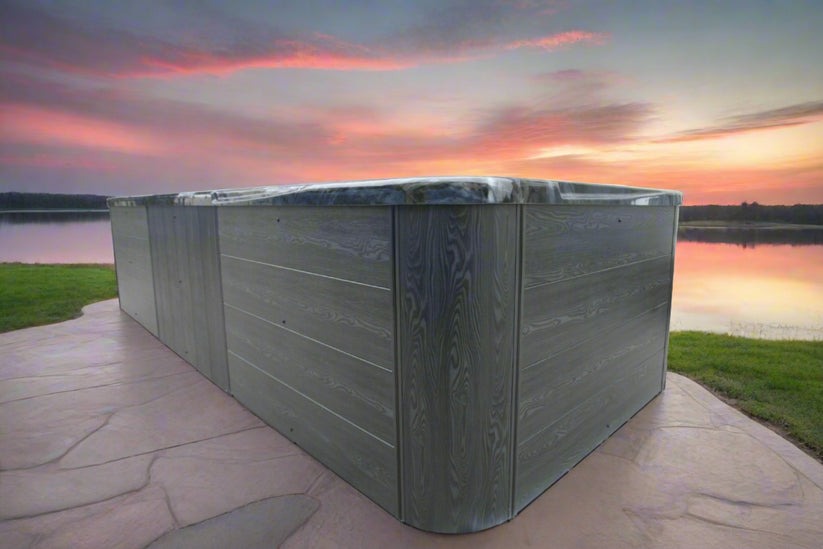 H2O Tubs Vesta 32A Swim Spa Corner Side View